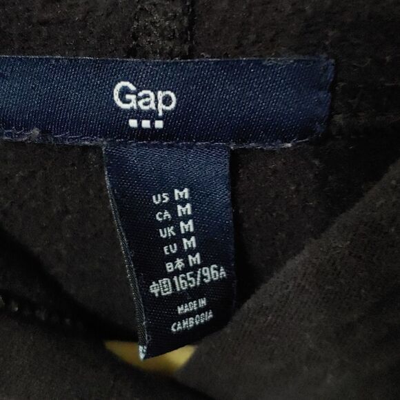 GAP Factory black  sweatshirt hoodie with Kangaroo pocket Sz S EUC - Picture 4 of 5